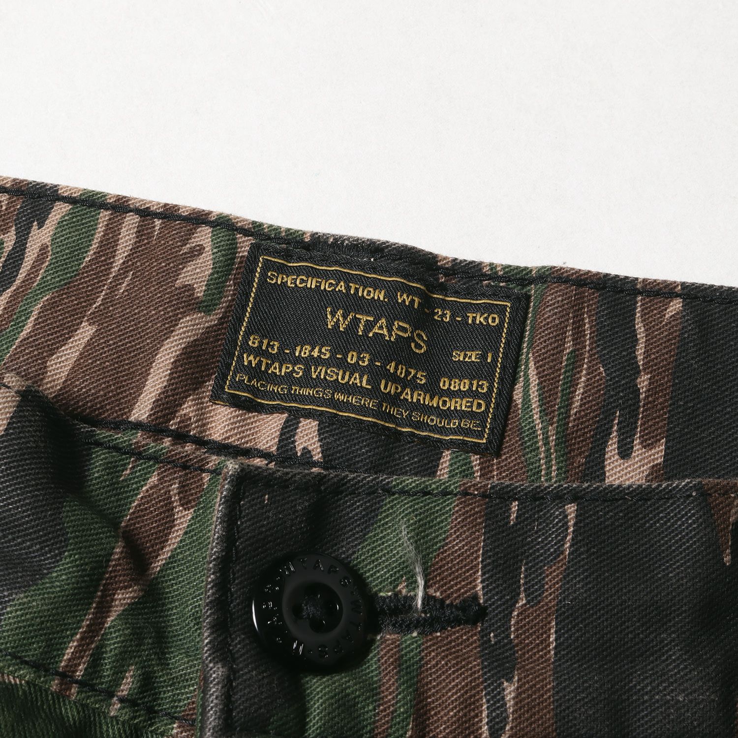 美品 WTAPS ダブルタップス パンツ サイズ:S 17SS タイガーカモ 