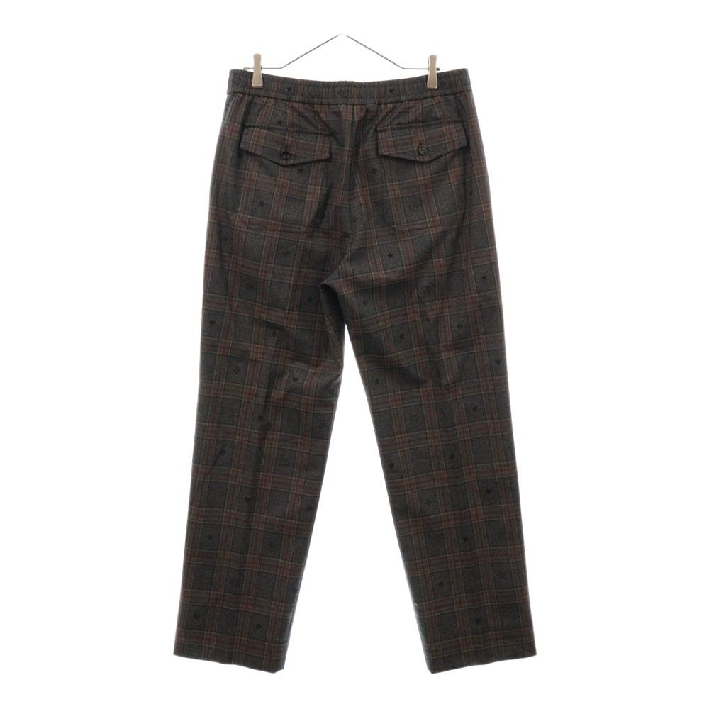グッチ GUCCI 598637 ZAC6Q パンツ GUCCI (グッチ) Symbols Check Wool Pants シンボルチェック ウール