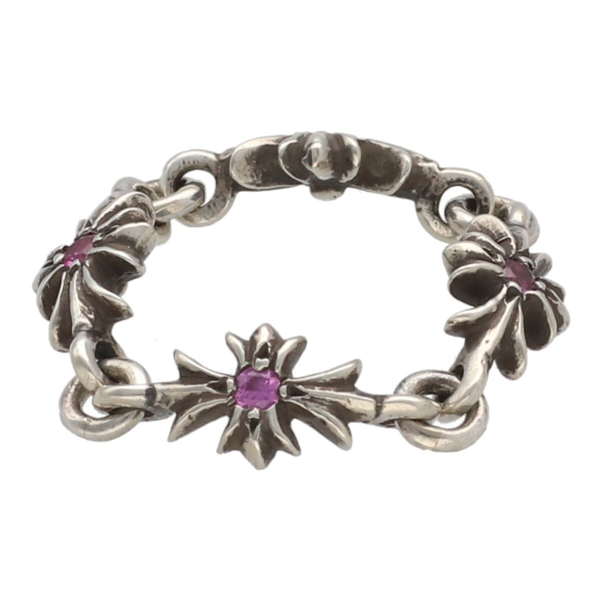 中古】 CHROME HEARTS クロムハーツ タイニーE CHプラスリング 9号