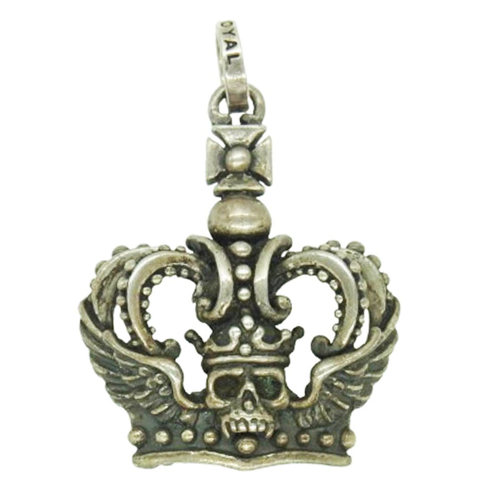 ROYAL ORDER ロイヤルオーダー スカル クラウン ペンダントトップ