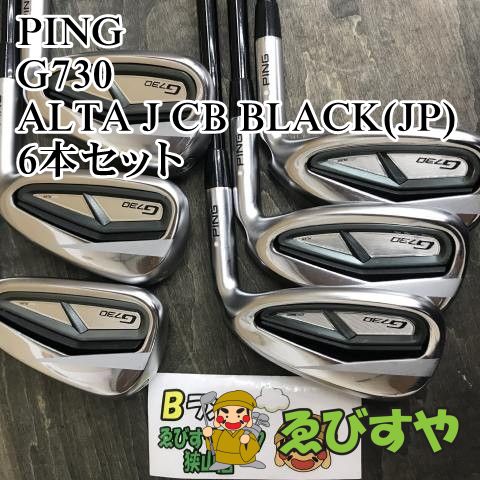 狭山 アイアンセット ピン G730 ALTA J CB BLACK JP 6本セット S 26.5 7079