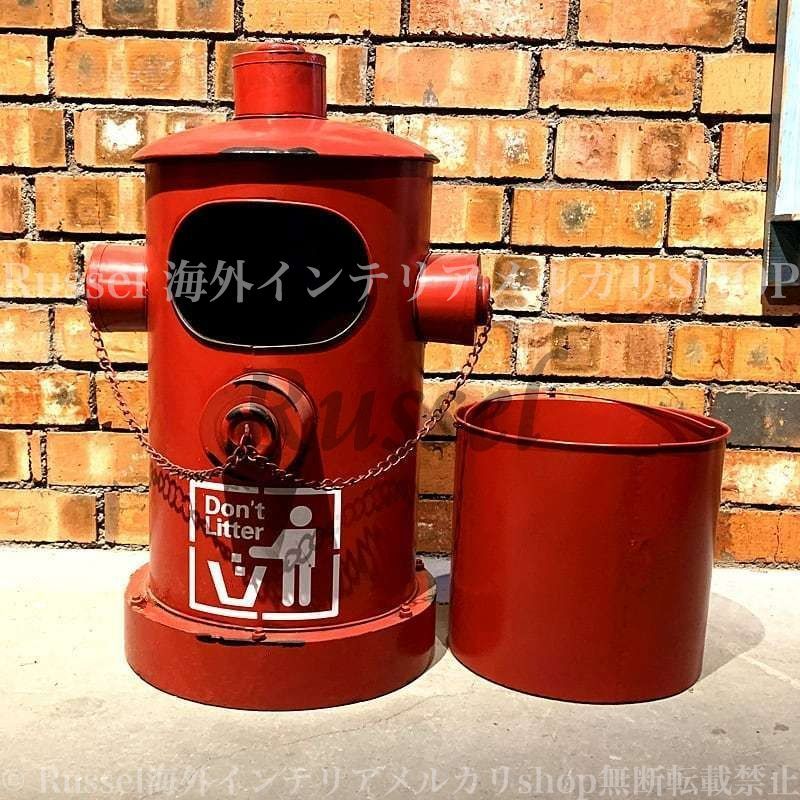 アメリカンレトロガーベージバスケットクリエイティブな足踏み