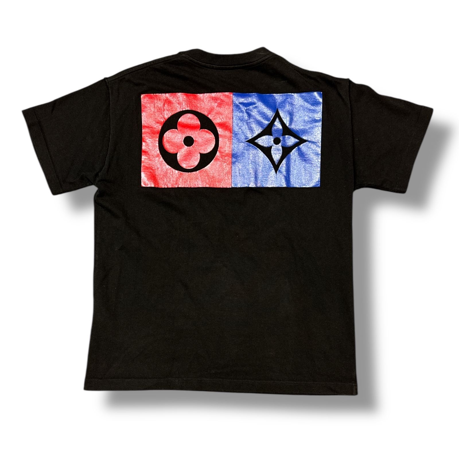 ルイヴィトン 19AW バックフラワーロゴプリント半袖Tシャツ ルイヴィトン 19AW バックフラワーロゴプリント半袖Tシャツ