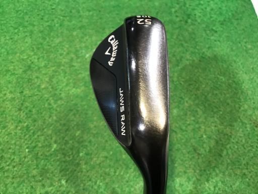 キャロウェイ JAWS RAW ブラック 52° 10° S ウェッジ WG 特注シャフト フレックスその他 メンズ 男性用 右利き 右用 Dランク ゴルフクラブ