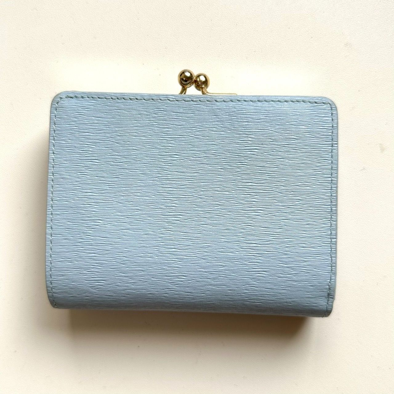 ポールスミス Paul Smith 二つ折り財布 マーケトリーストライプラビット 水色