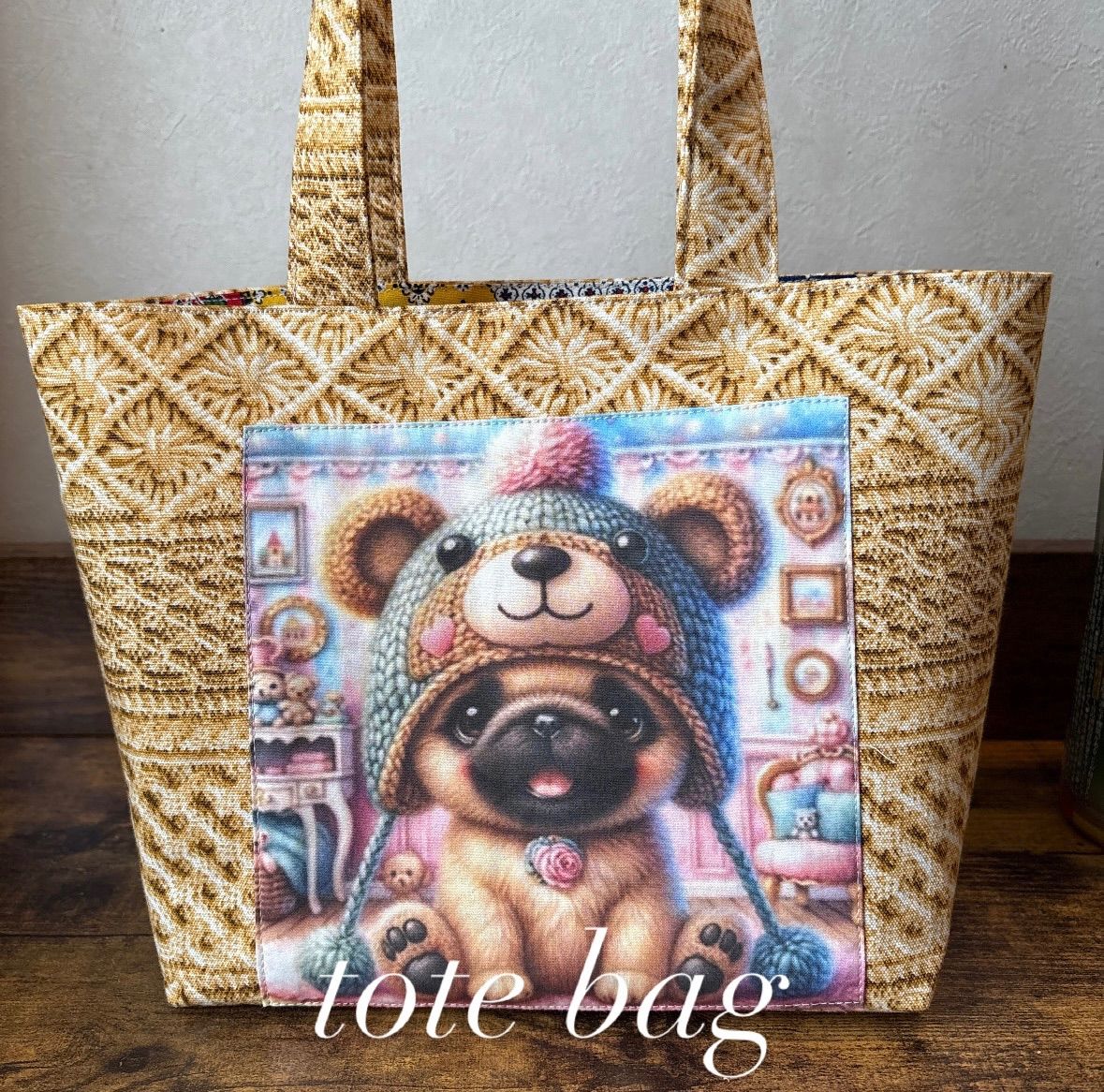 ハンドメイド　オーダーページ　パネル　トートバッグ　ポーチ　女の子 ハンドメイド オーダーページ パネル 女の子 トートバッグ ポーチ