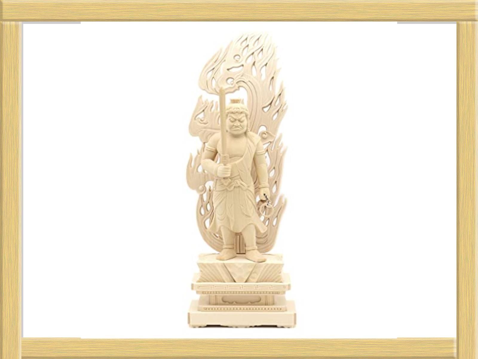 不動明王立像 木彫り - コレクション