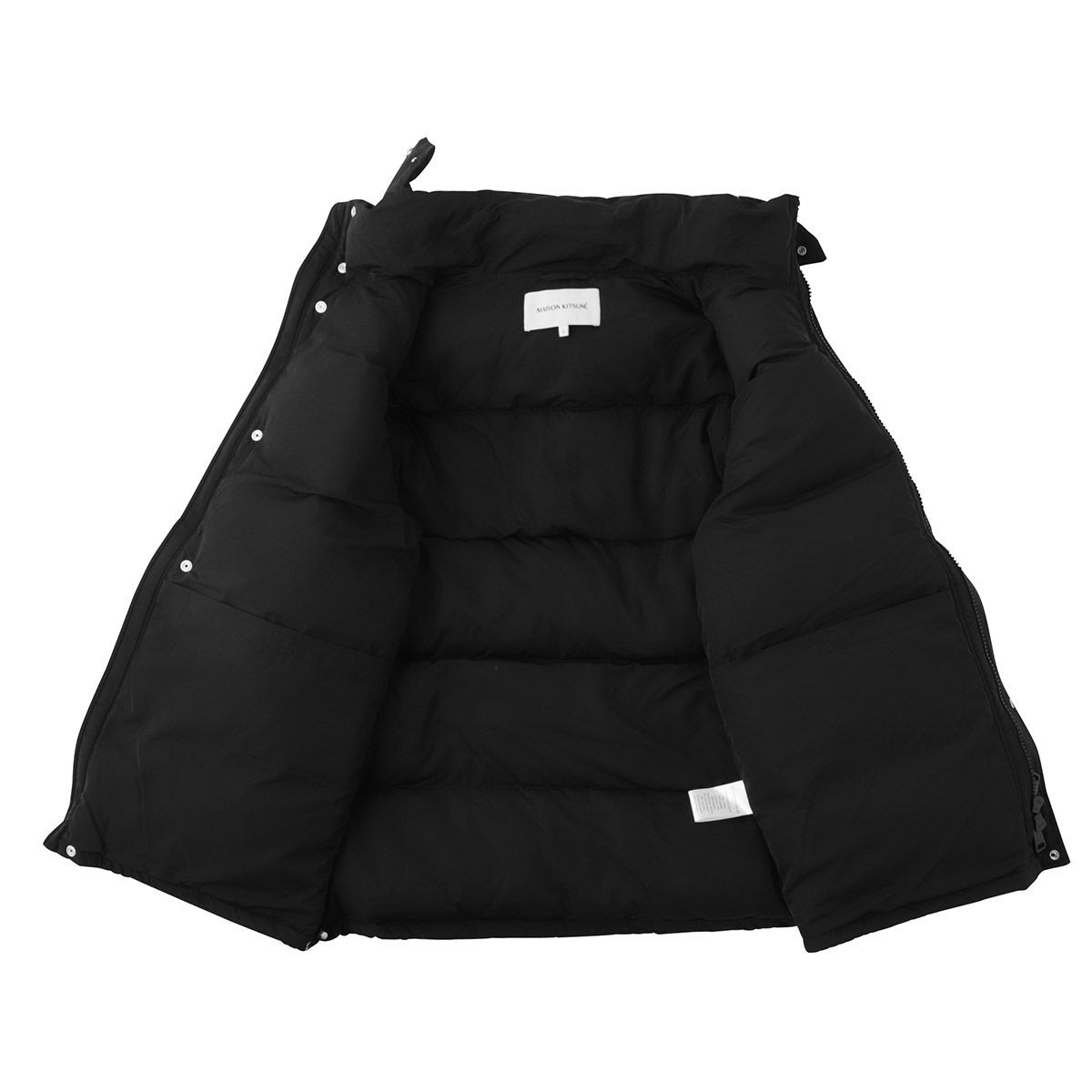 MAISON KITSUNE ブラック ナイロンジャケット 新品 メゾン キツネ MAISON KITSUNE ダウンジャケット ナイロン