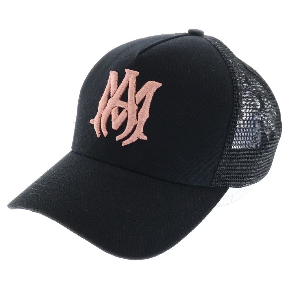 Amiri トラッカーキャップ刺繍ロゴ付き AMIRI (アミリ) MA LOGO TRUCKER ロゴ刺繍 トラッカー メッシュ