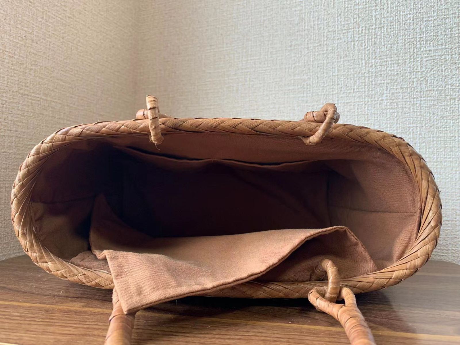 山葡萄かごバッグ 桜皮かごバッグ 桜皮、山葡萄 手作り 籠バッグ