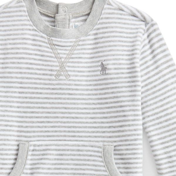  ラルフローレン ベロアトレーナー＆パンツ上下セット トレーナー パーカー トップス