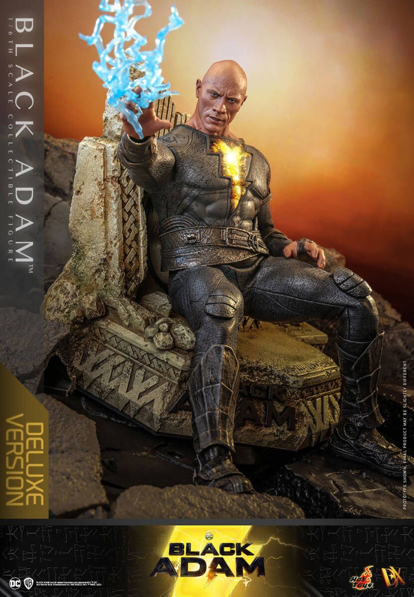 ホットトイズ　ブラックアダム　ボーナスアクセサリー ムービー・マスターピース DX】『ブラックアダム』1／6