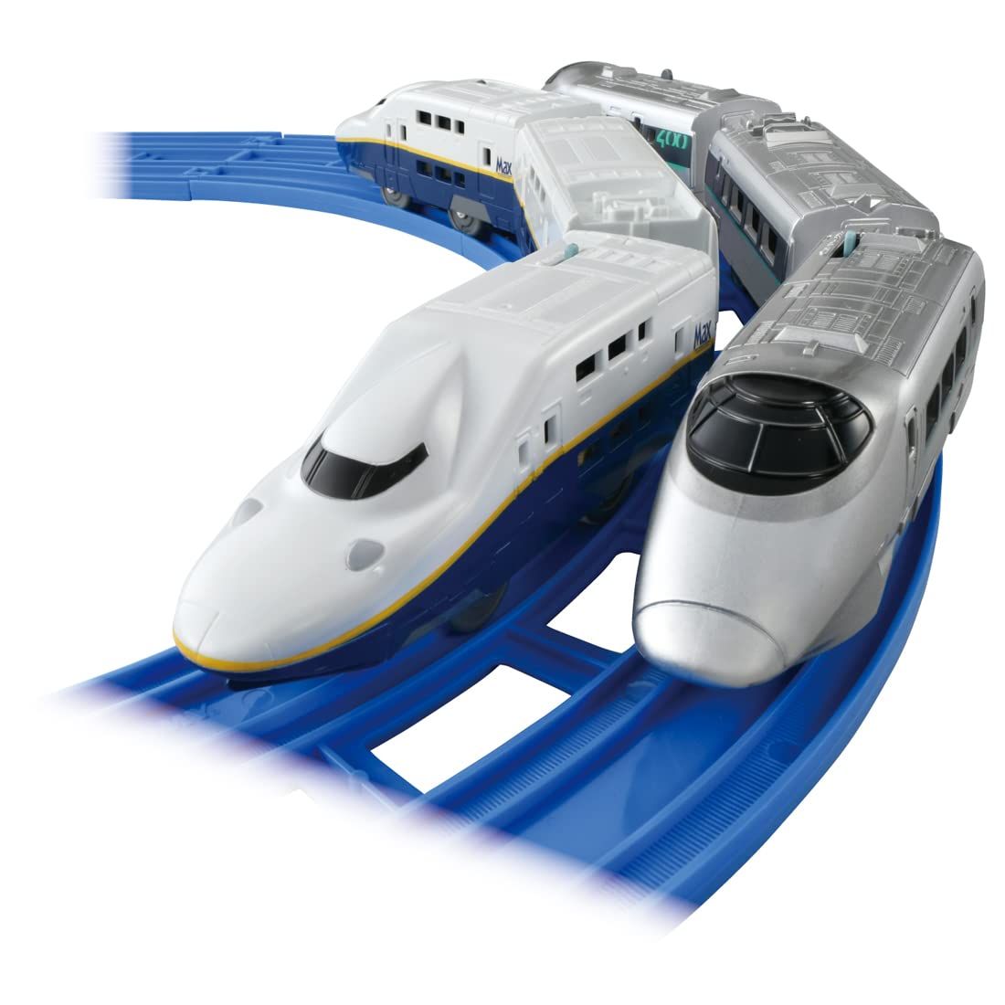 タカラトミー(TAKARA TOMY) プラレール 新幹線YEAR2022 400系つばさ u0026 E4系Max連結セット 