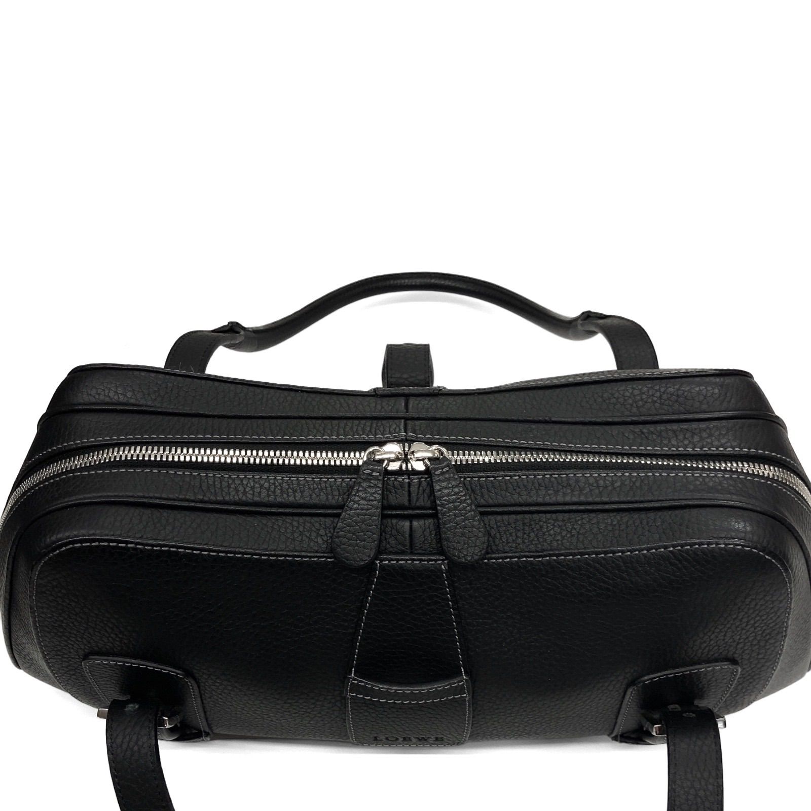 美品】LOEWE ロエベ BOLSO SENDA 4 NEGRO センダ ハンドバッグ 