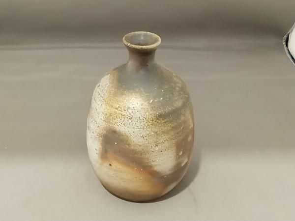 技工名品 備前焼 名工 矢部篤郎作 徳利 共箱 共布 人間国宝 山本陶秀の三男 技工名品 備前焼 名工 矢部篤郎作 徳利 共箱 共布 人間国宝 山本陶秀