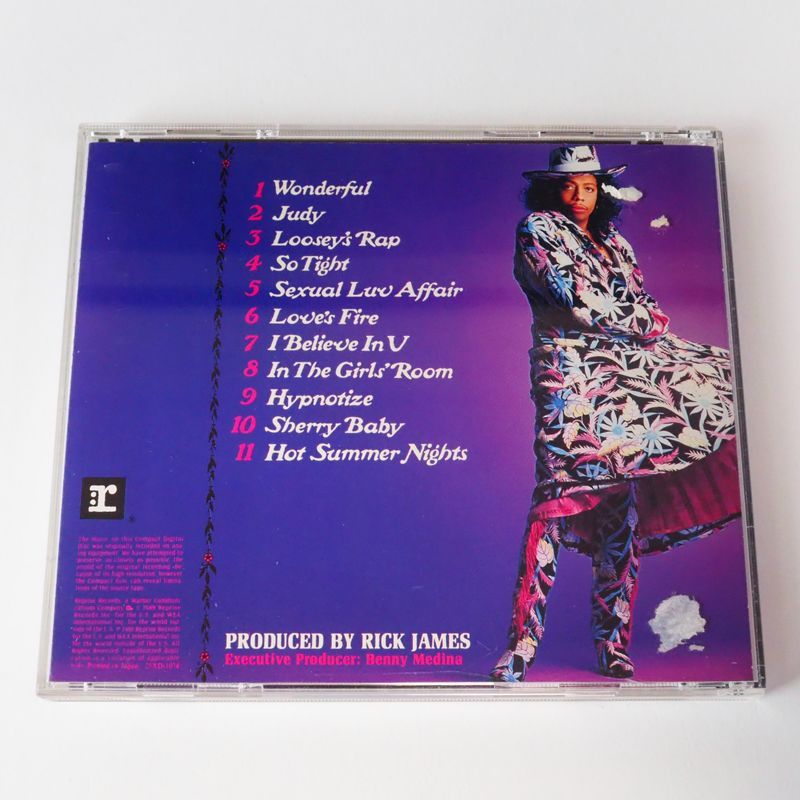 メル77737 リック・ジェームス ワンダフル（国内盤）CD 1988年盤/25XD-1074