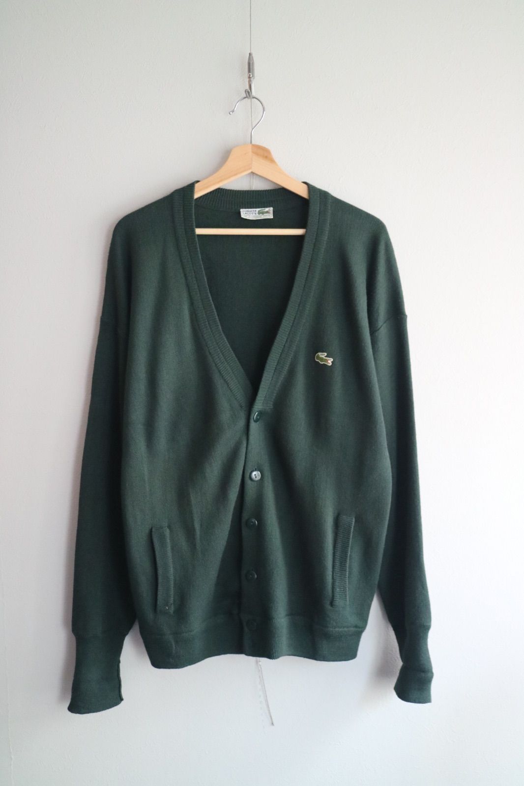70-80's CHEMISE LACOSTE フランス製 シュミーズ ラコステ アクリル