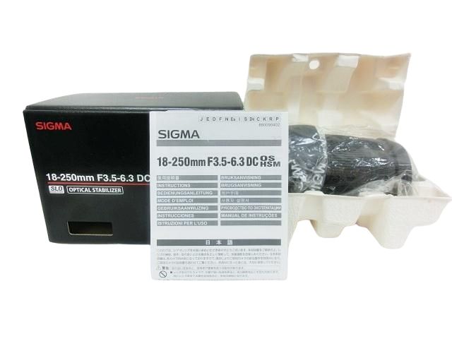 SIGMA 18-250mm F3.5-6.3 DC OS HSM MACRO APS-C シグマ 一眼レフ用 ズームレンズ