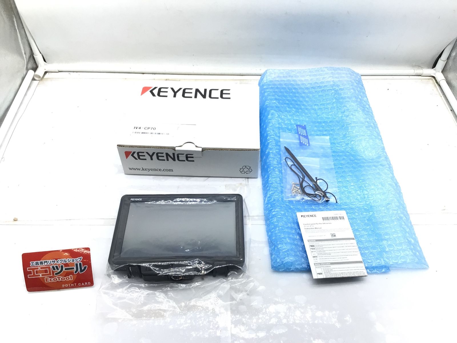 ♥に近い KEYENCE コントロールパネル IV4-CP70 ITPXG8T63ECW エコツール笠寺店 M02