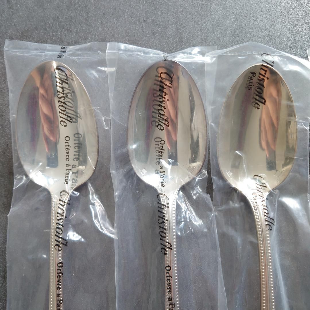 クリストフル パール 未開封 スタンダードスプーン 6点