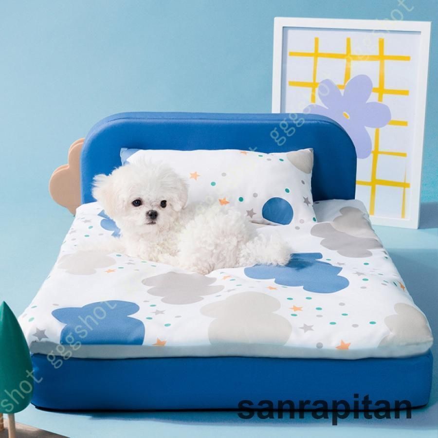 ペットソファー ペットベッド スクエア型 ペットクッション 犬 猫 ベッド ペット用品 クッションマット もこもこ ふわふわ 洗える ZYL712