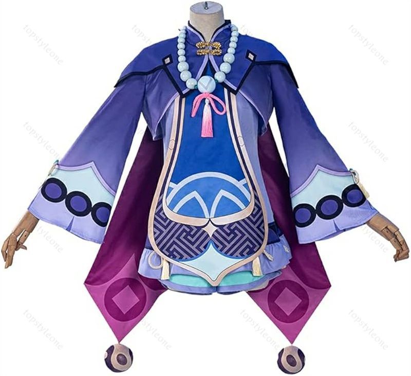 原神 七七 コスプレ衣装 cosplay コスチューム クリスマス イベント パーティー 文化祭 ハロウイーン衣装 仮装 変装風 人気 ゲーム イベン