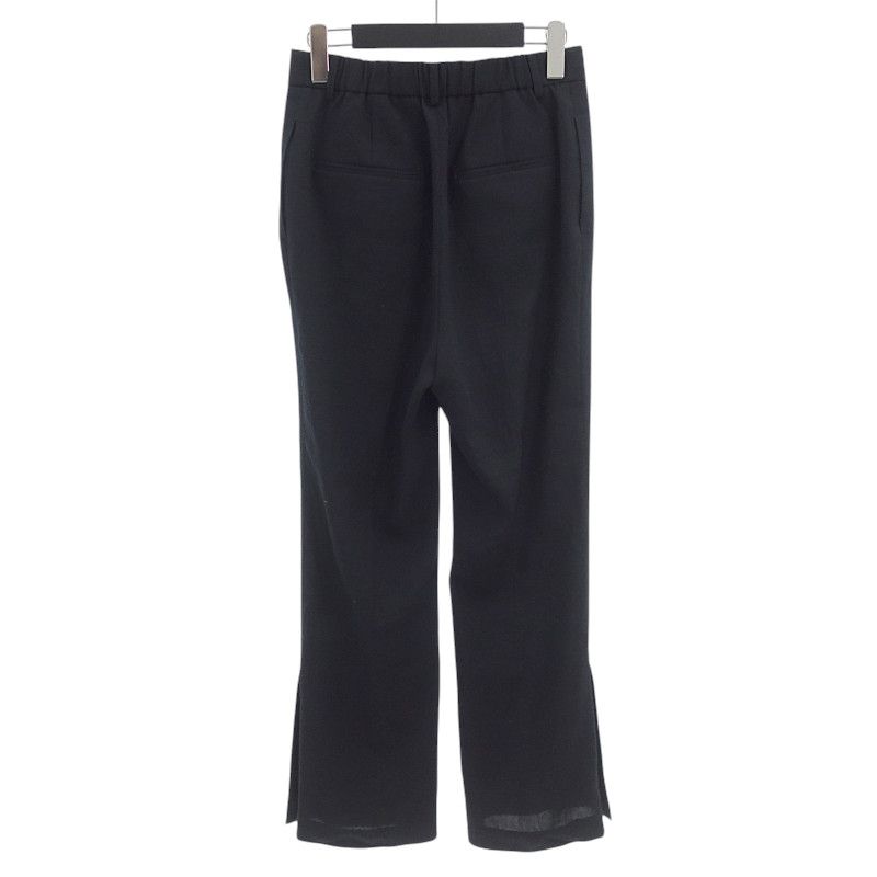 Plage プラージュ サイドベントパンツ BLK ブラック ボトム Plage プラージュ サイドベントパンツ BLK ブラック ボトム