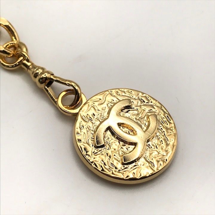 美品 CHANEL シャネル ココマーク チェーン ベルト 服飾小物 ゴールド