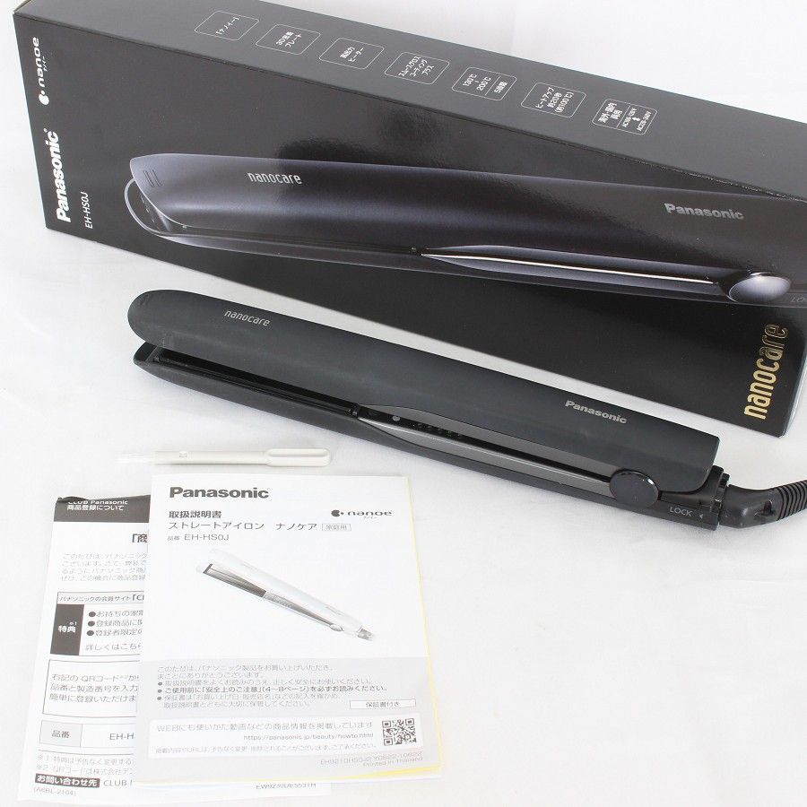 未使用に近い】Panasonicパナソニック ナノケア EH-HS0J-K 黒 未使用に