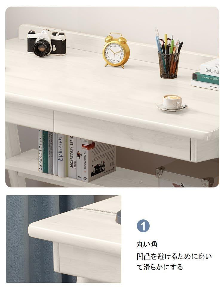 北欧調コンピュータテーブル◆無垢材シンプルモダンコンピュータデスクトップテーブル 新着商品】事務机 勉強机 ブル無垢材シンプルモダンデスク学習