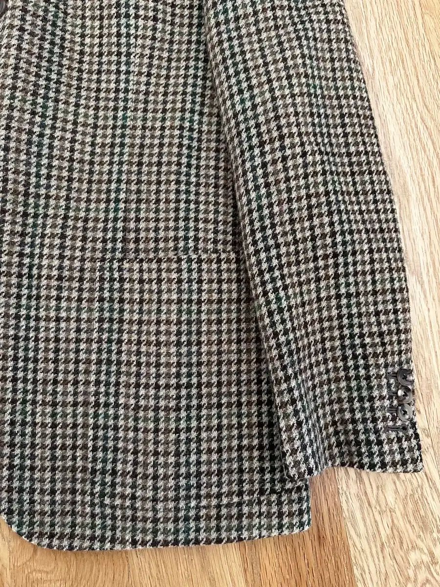 ドレイクス ベルベス メイド ギンガム ガンクラブ ウール ツイード ブレーザー KANDAIZUMI_COM