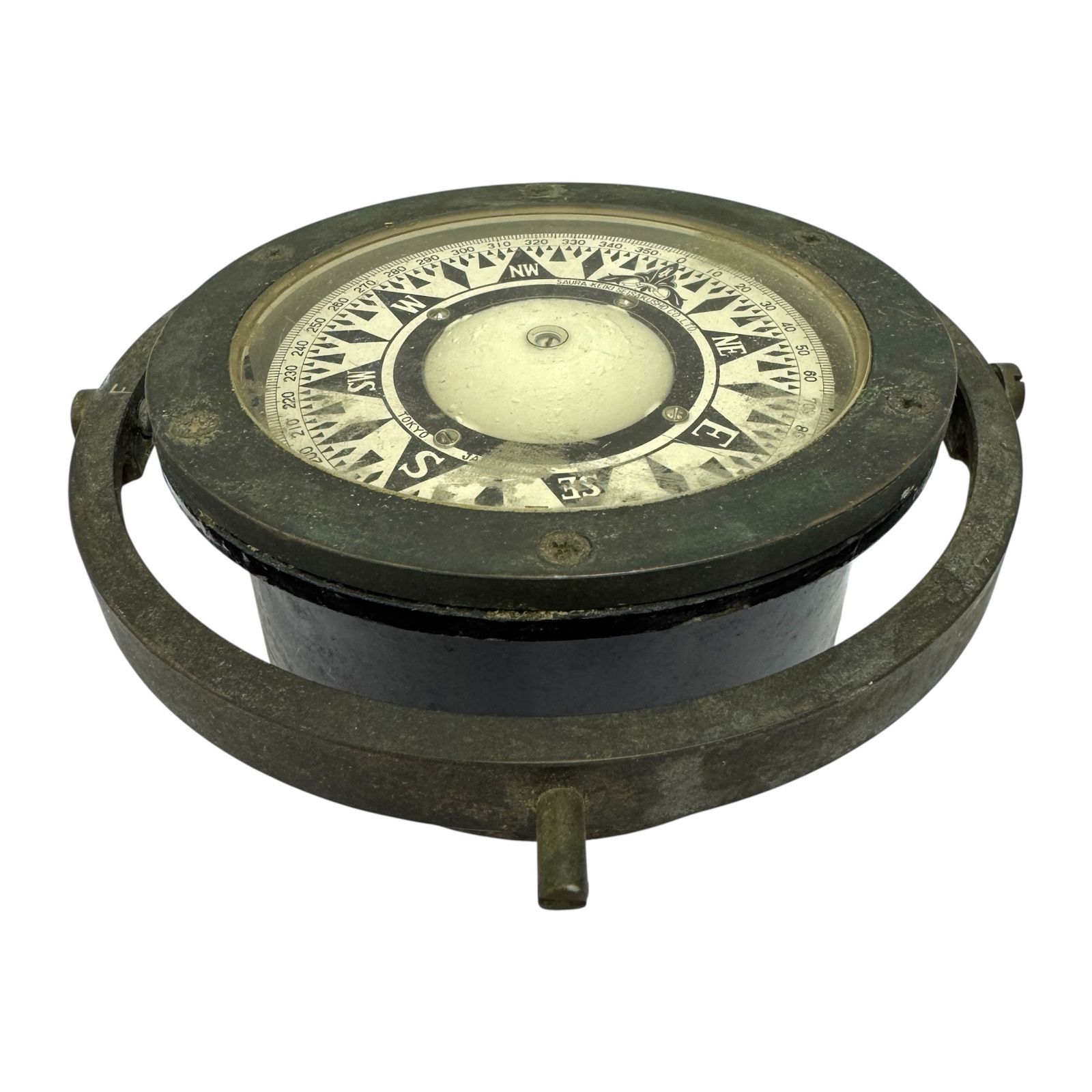 船舶用羅針盤 佐浦計器製作所 コンパス 佐浦計器 コンパス 船舶用 木製
