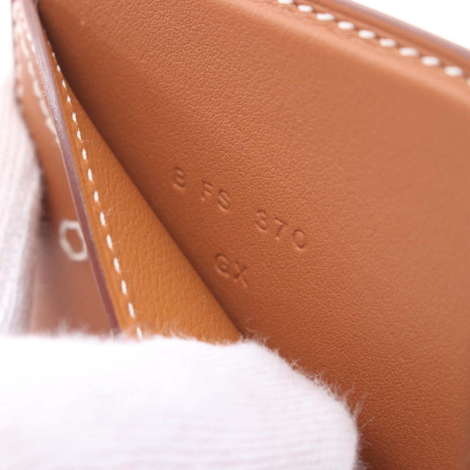 エルメス HERMES カードケース MagSafe エマン シュヴァル ゴールド  