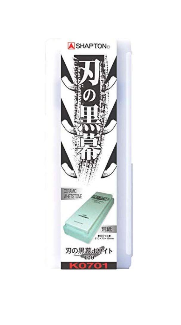 【数量限定】ホワイト K0701 荒 ＃120 刃の黒幕 シャプトン