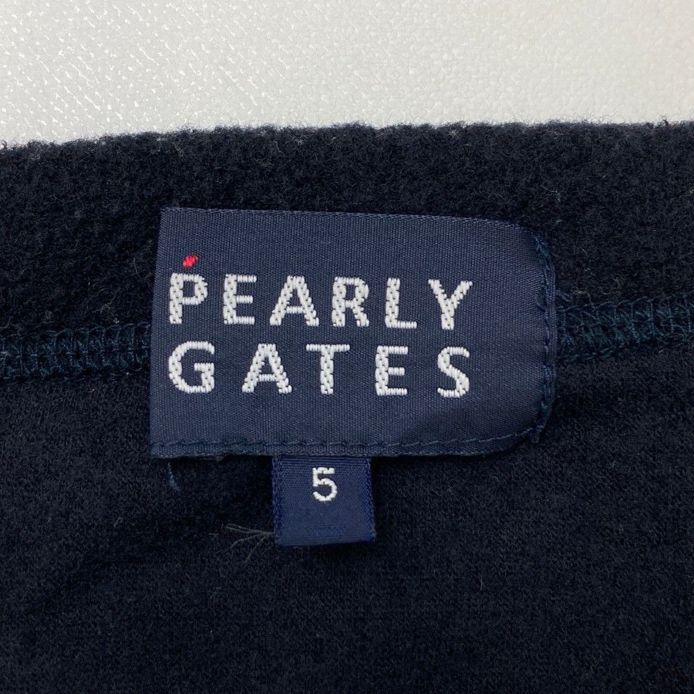 サイズ：5 PEARLY GATES パーリーゲイツ 半袖フリースシャツ