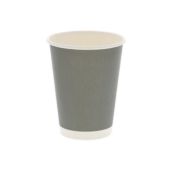 シモジマHEIKO ペーパーカップ アイス ホット兼用 12オンス 440ml ライトグレー 口径90mm 0045359361セット 1000個 50個×20パック