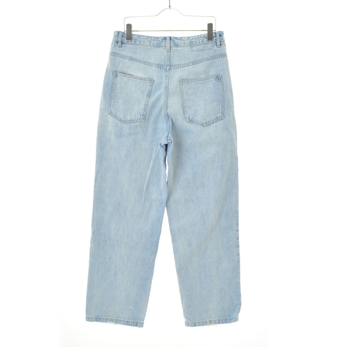 ZARA】23AW 7627/310 フリンジバギーデニムパンツ - メルカリ