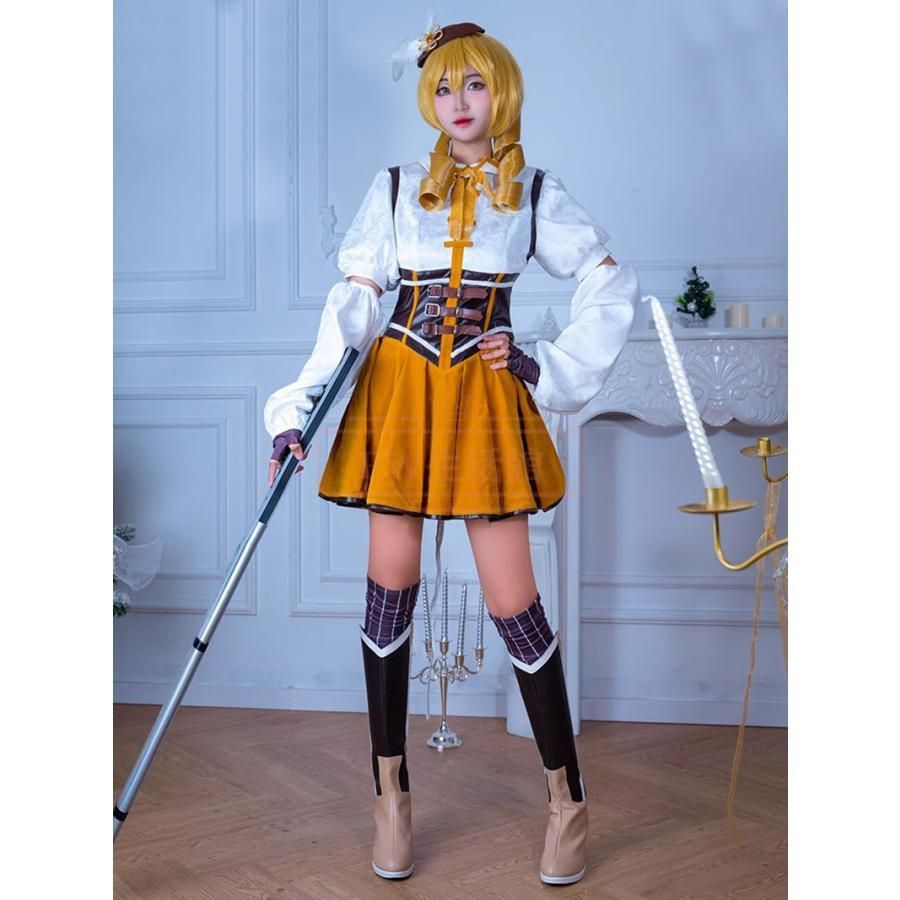まどマギ 巴マミ コスプレ 靴・ウィッグセット Amazon.co.jp: [SANSHU] 魔法少女まどか☆マギカ 巴 マミ