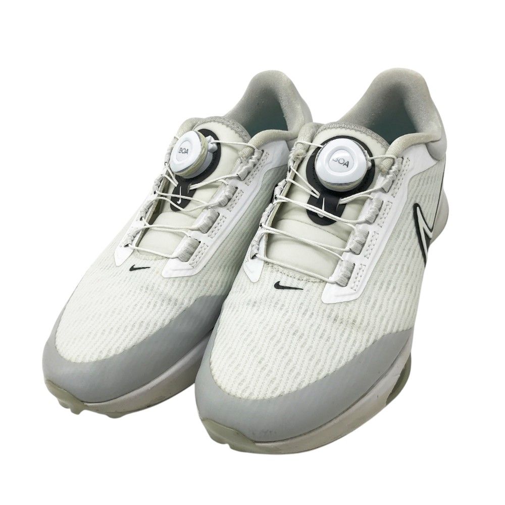 NIKE GOLF ナイキゴルフ DJ5590-105 Air Zoom Infinity Tour Next ゴルフシューズ  ホワイト系 25.5cm [240101353054] ゴルフウェア メンズ ストスト
