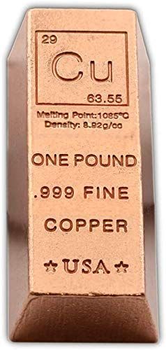 MINT STATE GOLD 1 ポンド (453g) 純銅 (99.9%) インゴット - メルカリ