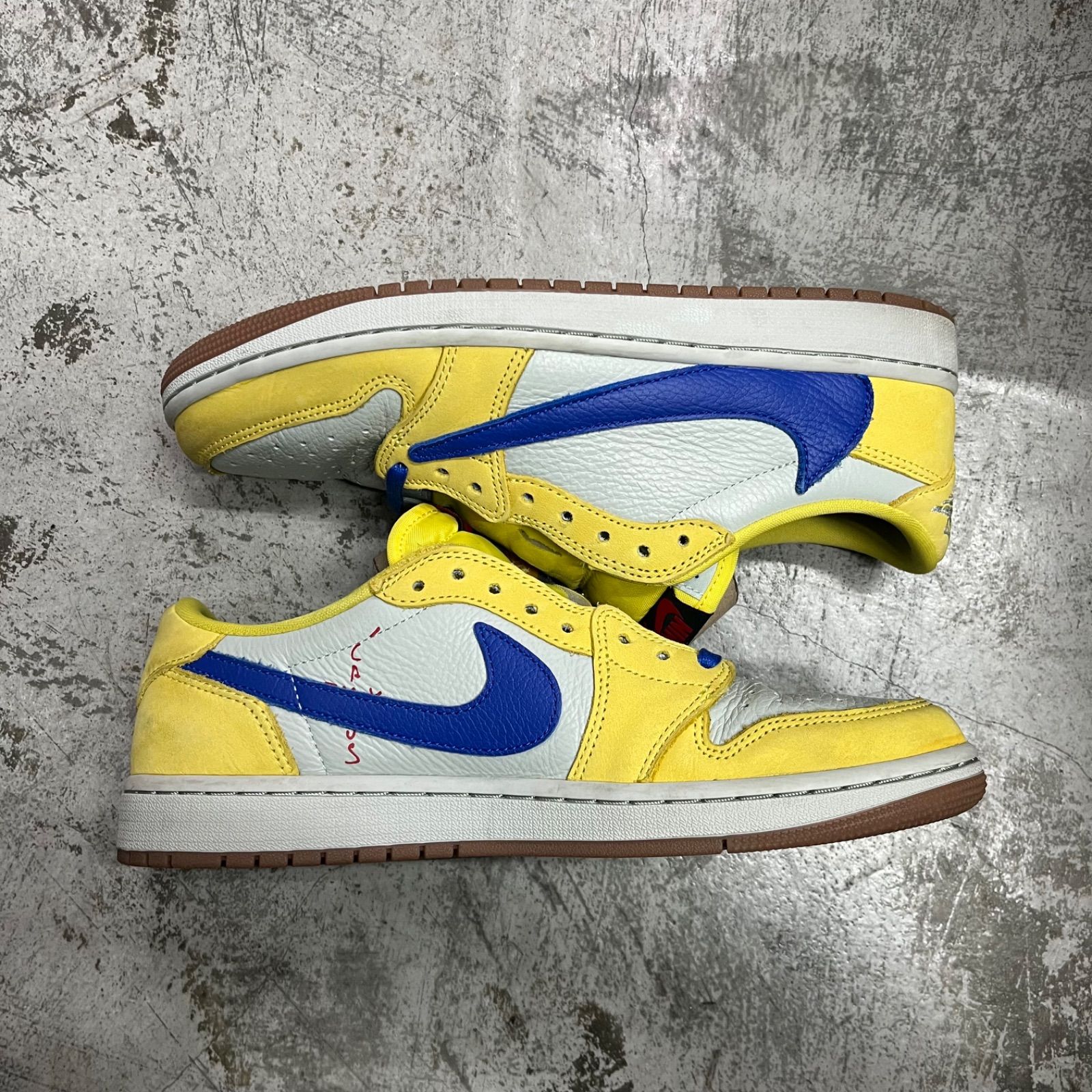 TRAVIS SCOTT NIKE WMNS AIR JORDAN 1 LOW OG CANARY トラヴィス 
