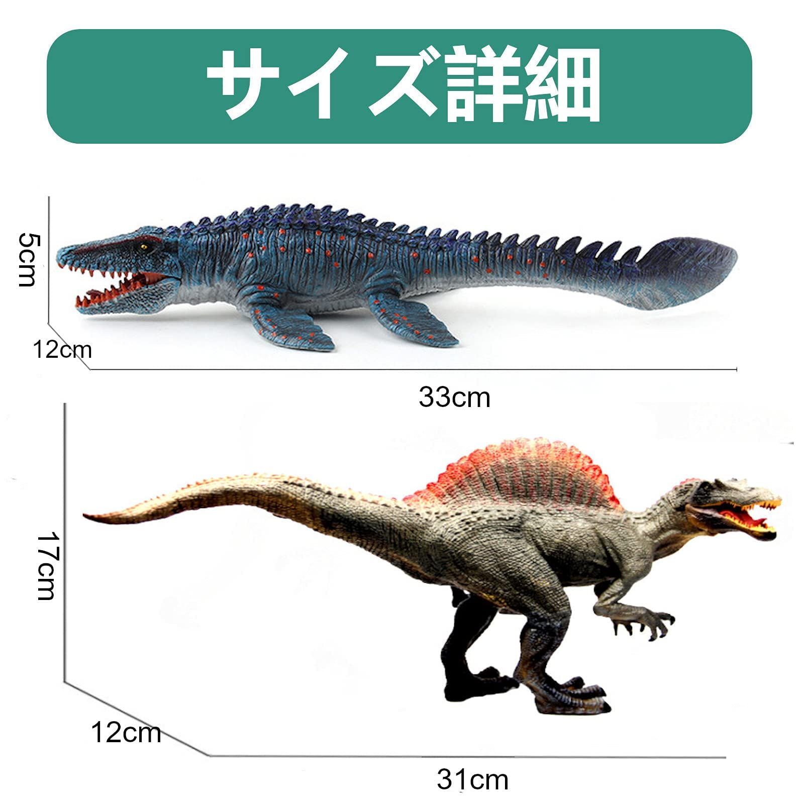 ティラノサウルス モササウルス フィギュア （BIGサイズ