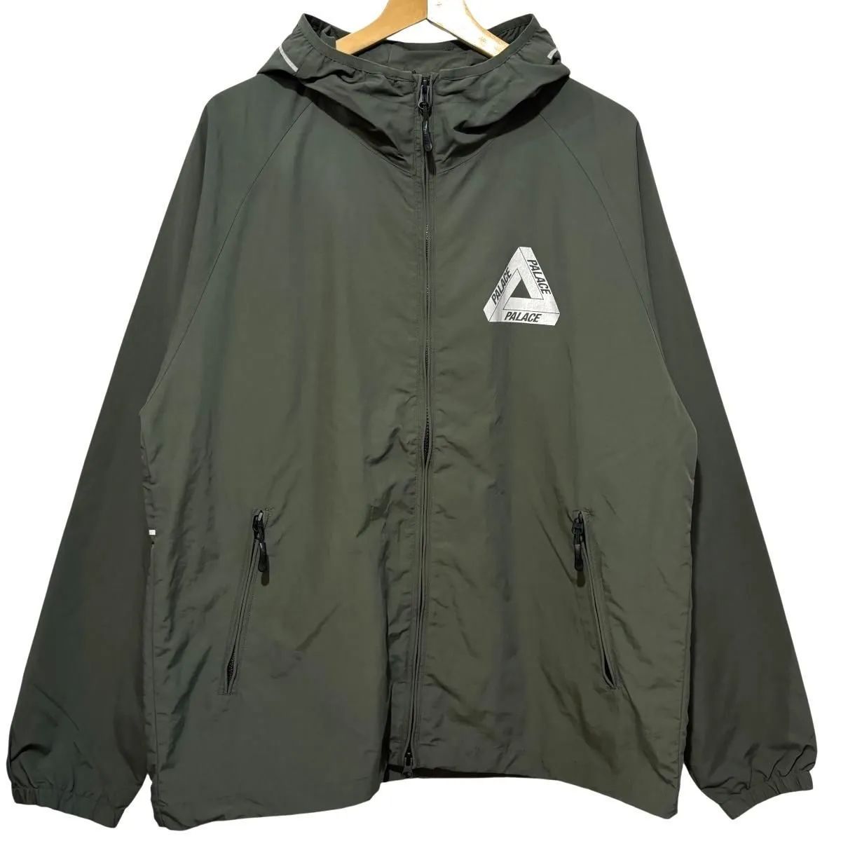 17AW Palace Skateboards 3M Crank Nylon Jacket L Olive パレス 