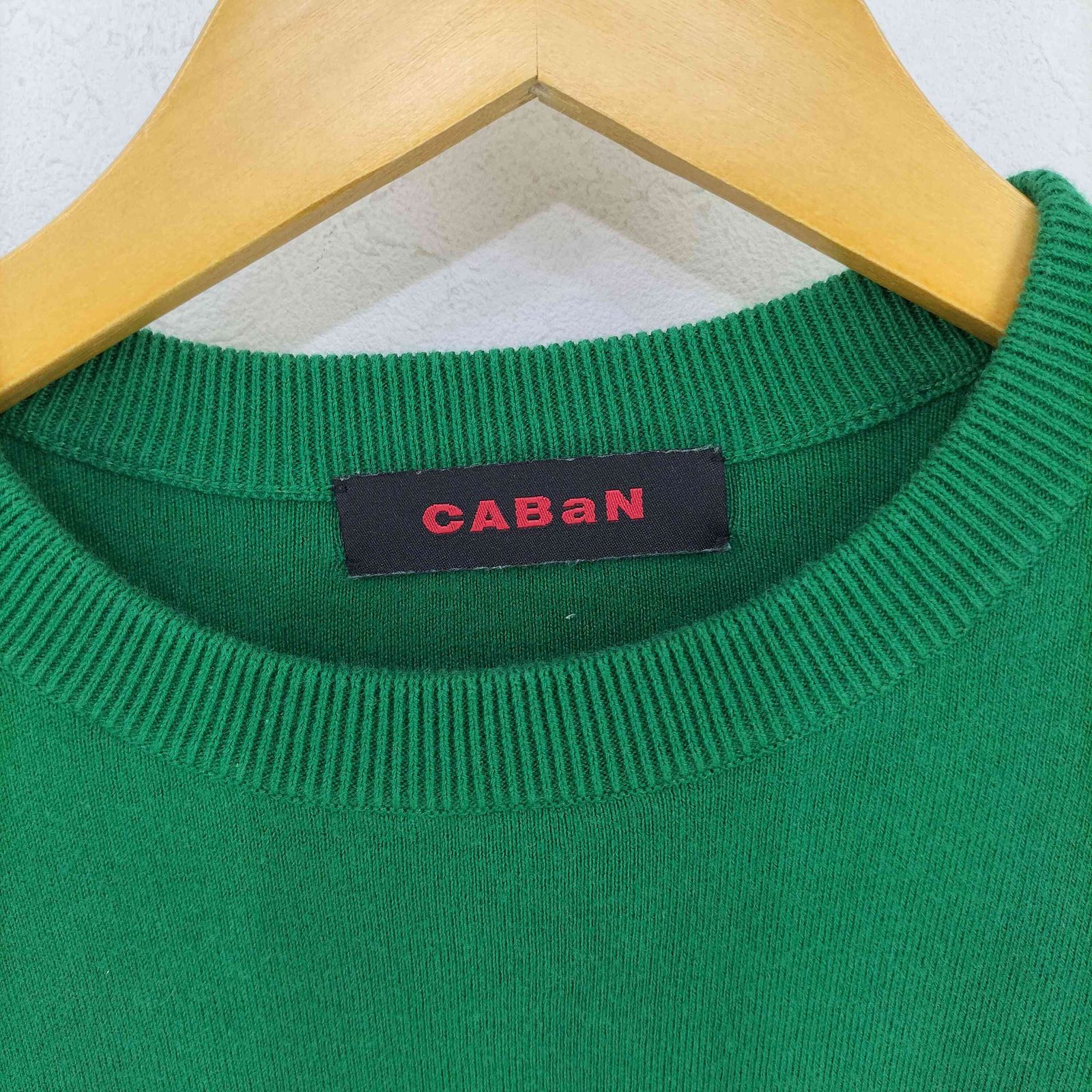 キャバン CABaN コットンカシミヤ クルーネックプルオーバー