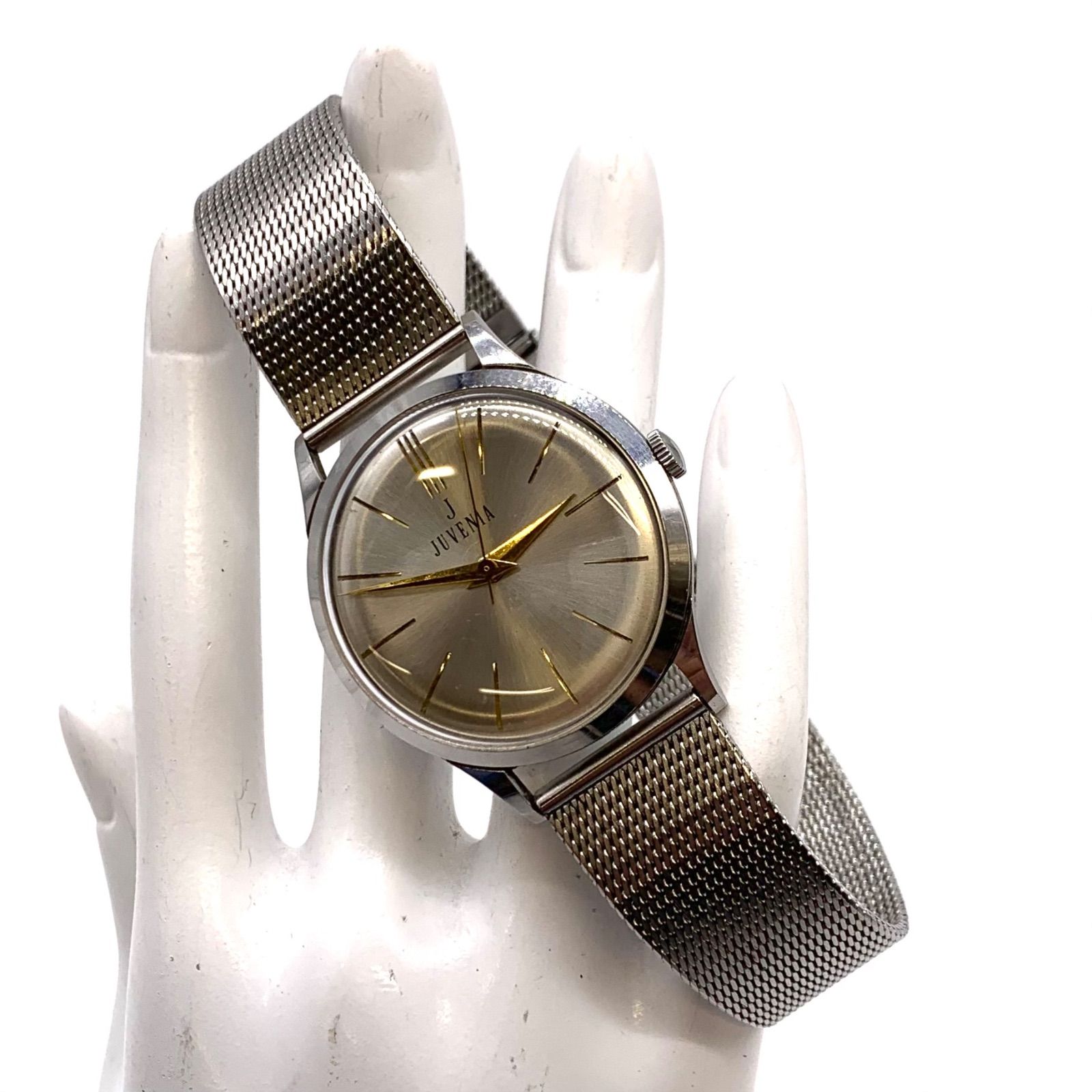 LONGINES ロンジン スクエア 手巻き メンズ マルマン革ベルト 腕時計  