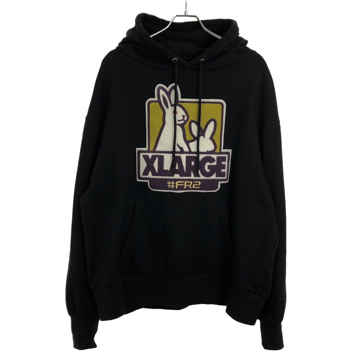 XLARGE FR2 パーカー XLARGE - FR2 XLARGE コラボパーカーFxxk Icon Hoodieの通販 by