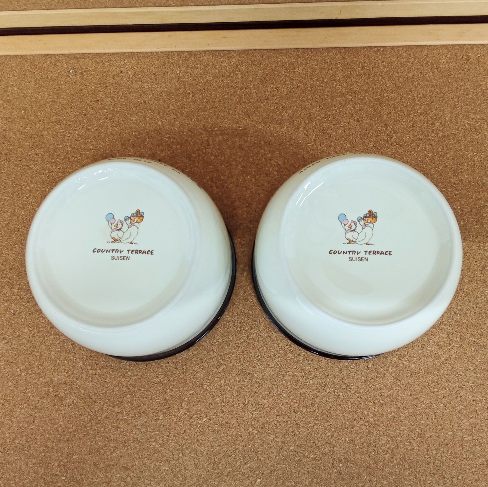米軍 実物 マグカップ スターリング チャイナ カントリーテラス アヒル キッチンセット ボウル マグカップ 蓋