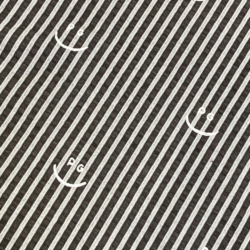 サイズ 6 PEARLY GATES パーリーゲイツ 2025年モデル 半袖ポロシャツ シアサッカー PGスマイル ニコちゃん ストライプ柄 グレー系 240101435761 ゴルフウェア メンズ ストスト WHITEMONARCHHOTEL_COM