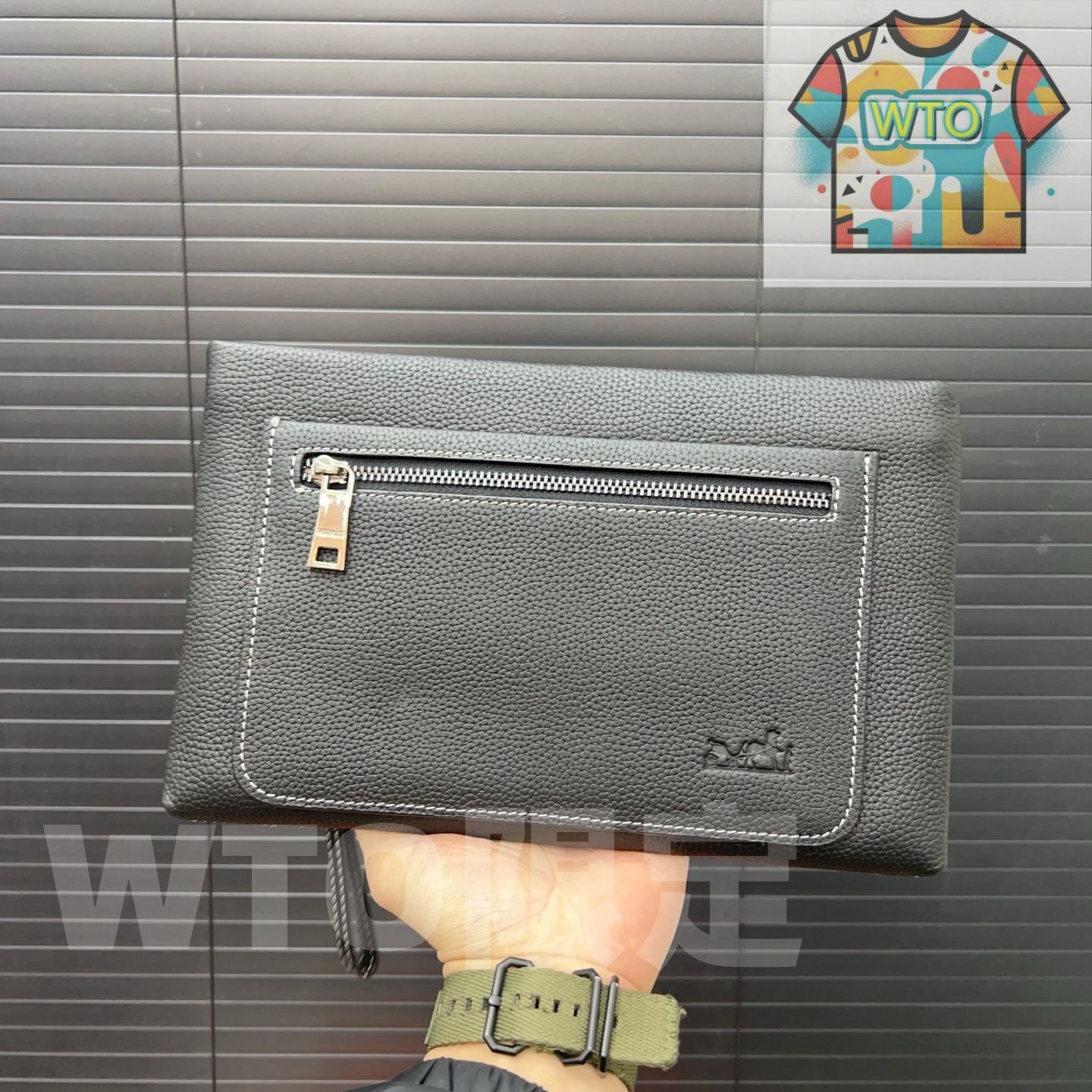 本日特価] エルメス メンズ レザー ハンドバッグ & カードケース