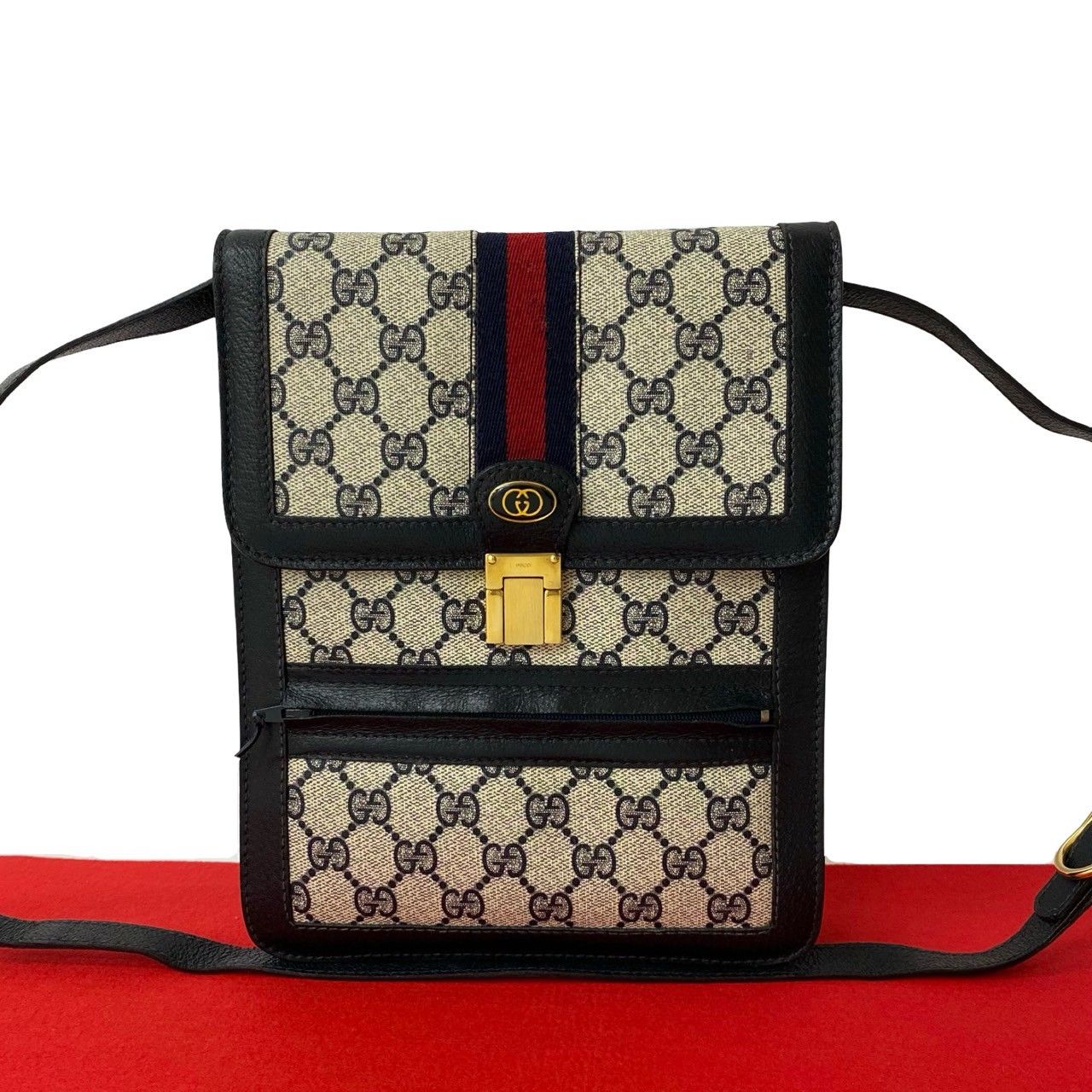 極美品】GUCCI オールドグッチ シェリーライン ショルダーバッグ